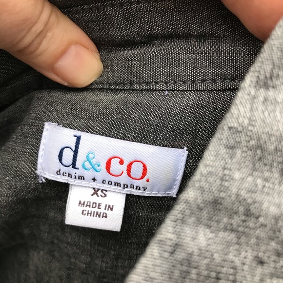 Grey Chambray Dress - Picture 5 of 6